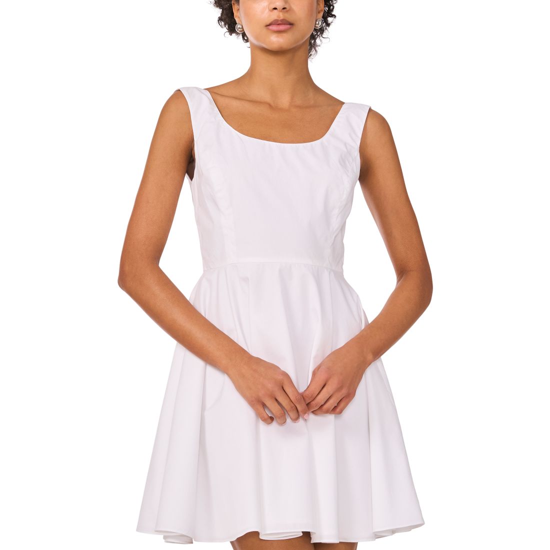 1.state Women's Cotton Cutwork Mini Dress