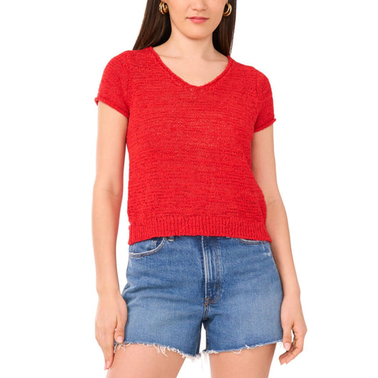 Vince Camuto Women's Short-Sleeve Knit Top