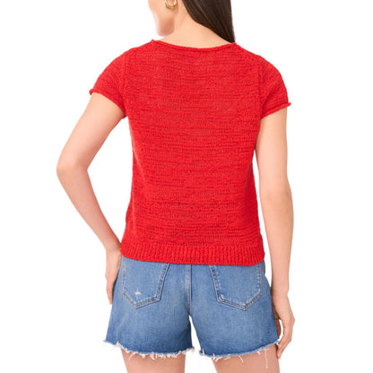 Vince Camuto Women's Short-Sleeve Knit Top