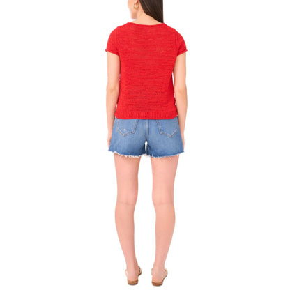 Vince Camuto Women's Short-Sleeve Knit Top
