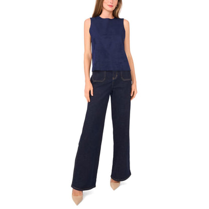Vince Camuto Women's Faux-Suede Sleeveless Top