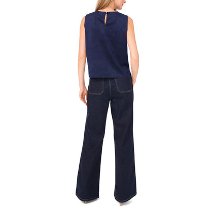 Vince Camuto Women's Faux-Suede Sleeveless Top