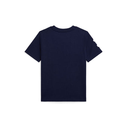 Polo Ralph Lauren Toddler and Little Boys Big Pony Heavyweight Cotton Jersey T-Shirt - Orange, Navy