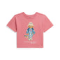 Polo Ralph Lauren Girls' 7-16 Polo Bear Crewneck Jersey Boxy T-Shirt