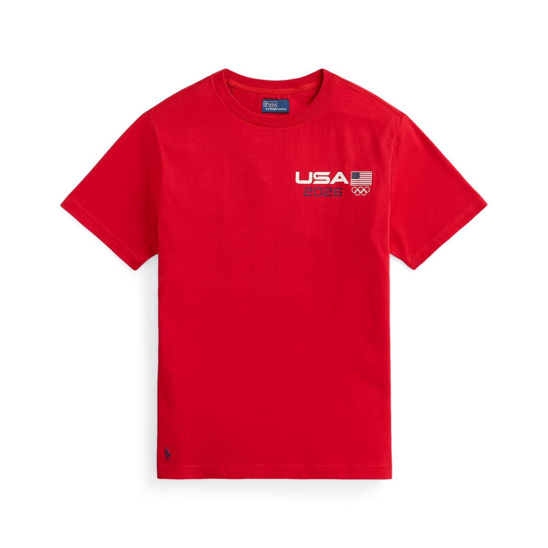 Polo Ralph Lauren Boys' 8-20 Team Usa Graphic Print Crewneck T-Shirt