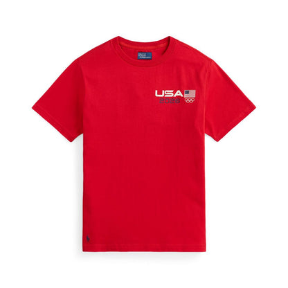 Polo Ralph Lauren Boys' 8-20 Team Usa Graphic Print Crewneck T-Shirt