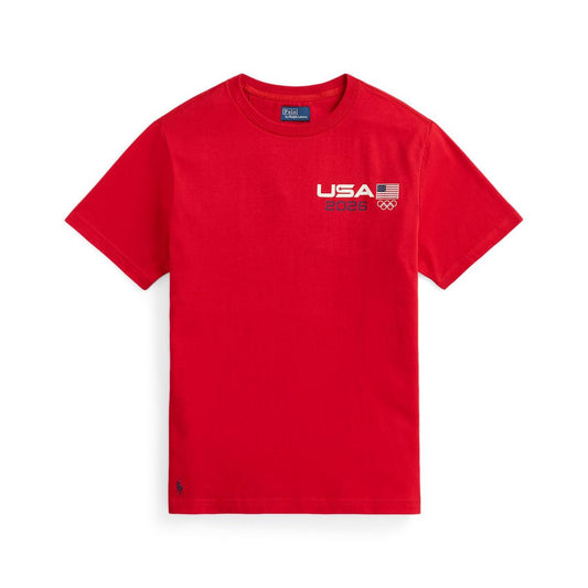 Polo Ralph Lauren Boys' 8-20 Team Usa Graphic Print Crewneck T-Shirt