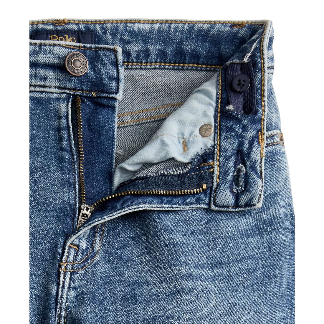 Polo Ralph Lauren Girls' 7-16 Flared Stretch Denim Jeans