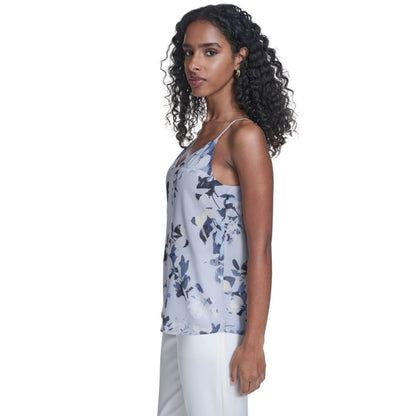 Calvin Klein Women's Printed Metallic Dot Camisole Top