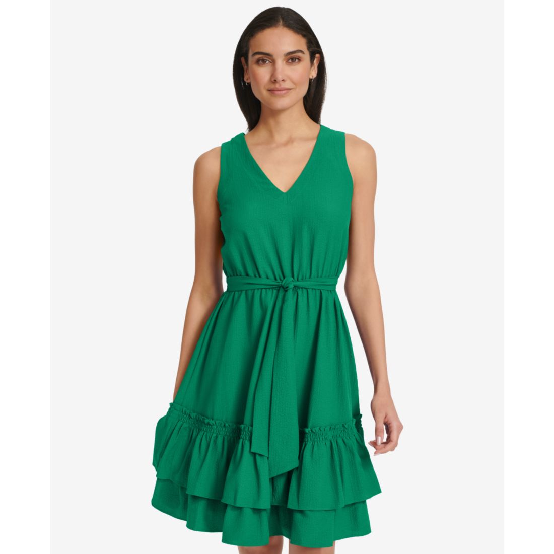 Calvin Klein Women's V-Neck Short Dress