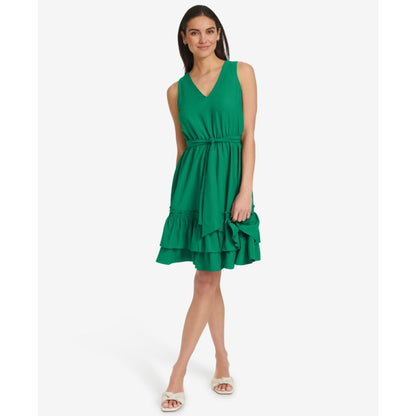 Calvin Klein Women's V-Neck Short Dress