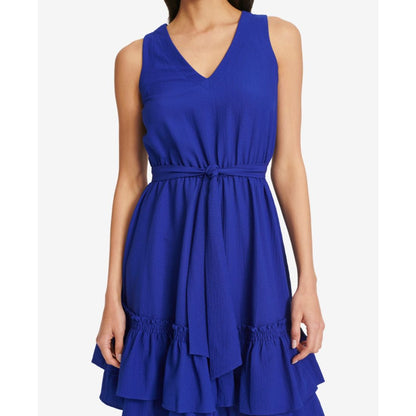 Calvin Klein Women's V-Neck Short Dress