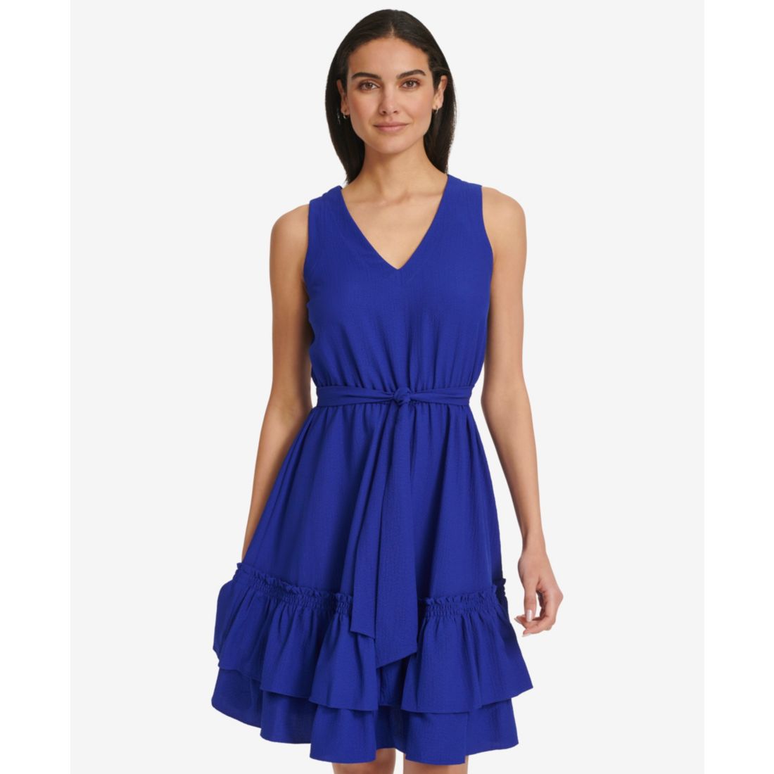 Calvin Klein Women's V-Neck Short Dress