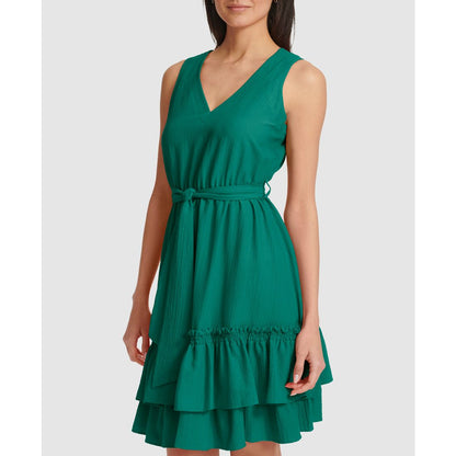 Calvin Klein Women's V-Neck Short Dress