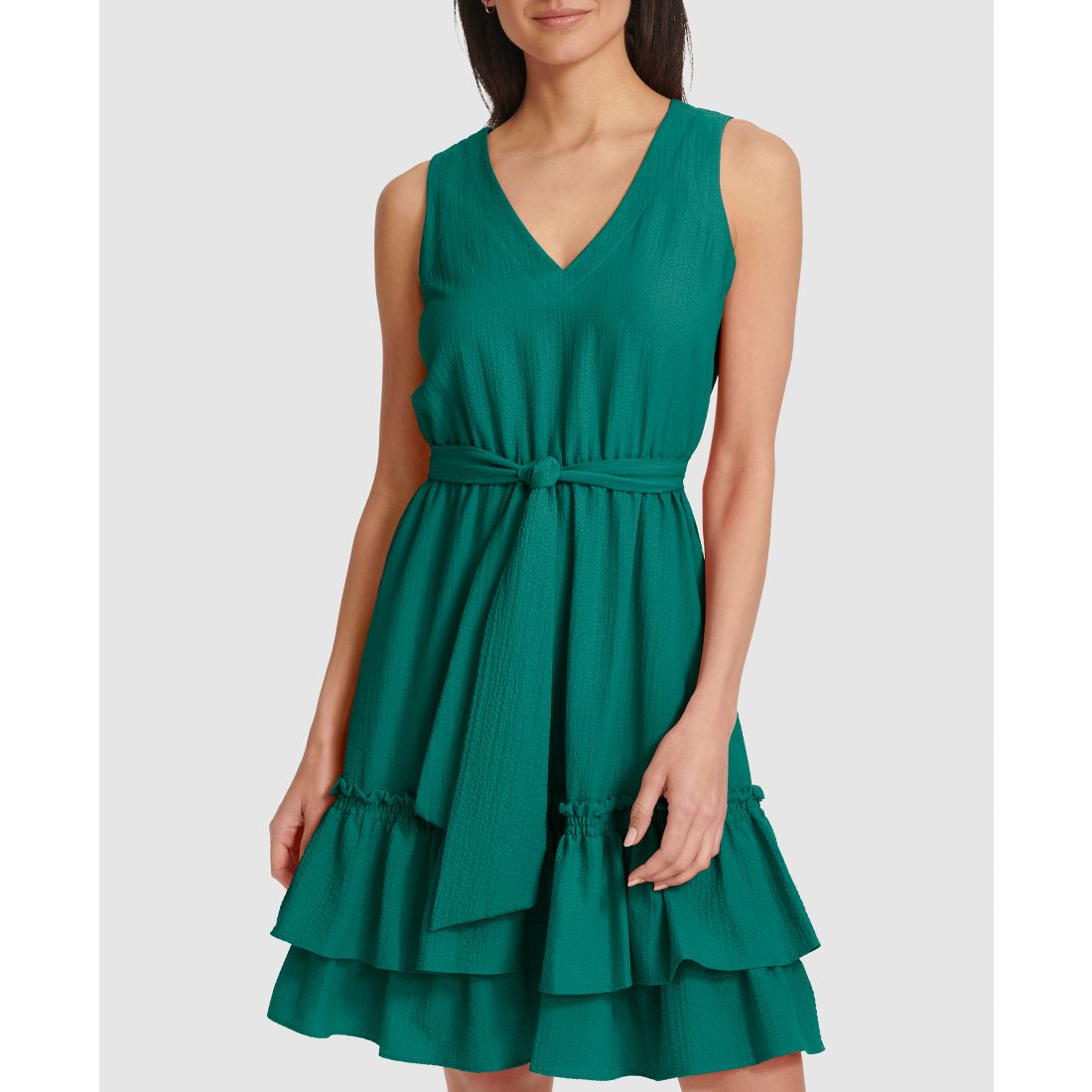 Calvin Klein Women's V-Neck Short Dress