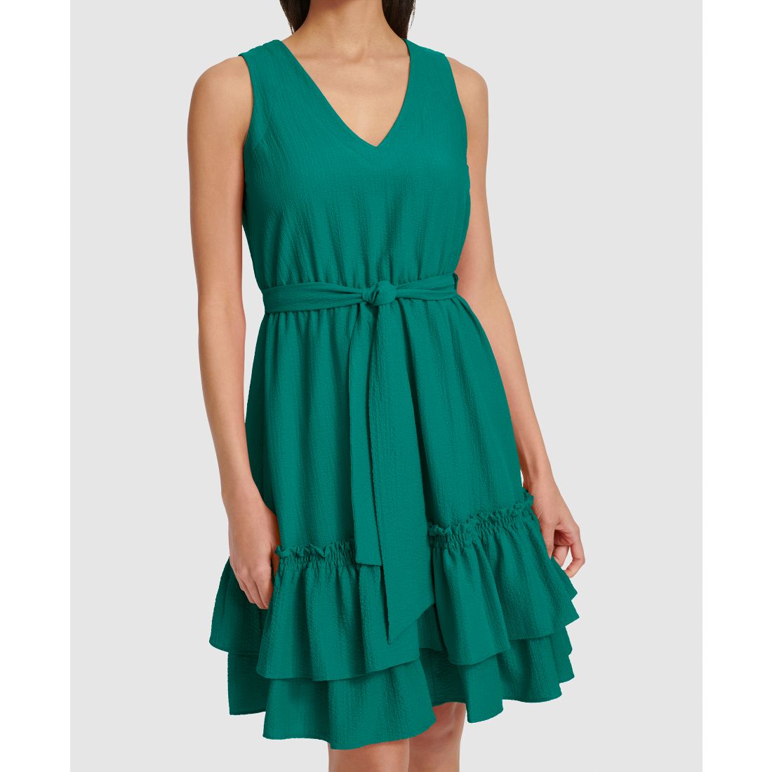 Calvin Klein Women's V-Neck Short Dress
