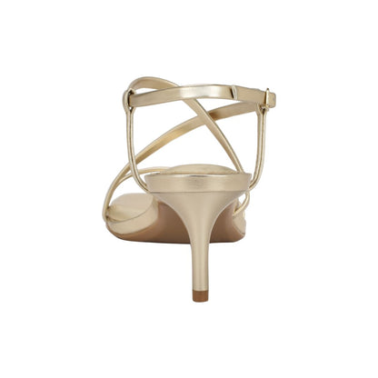 Calvin Klein Women's Ishaya Strappy Low Stiletto Sandals