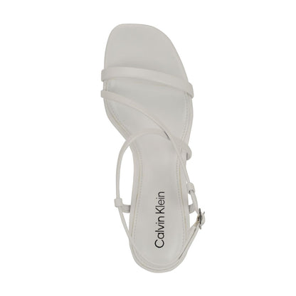 Calvin Klein Women's Ishaya Strappy Low Stiletto Sandals