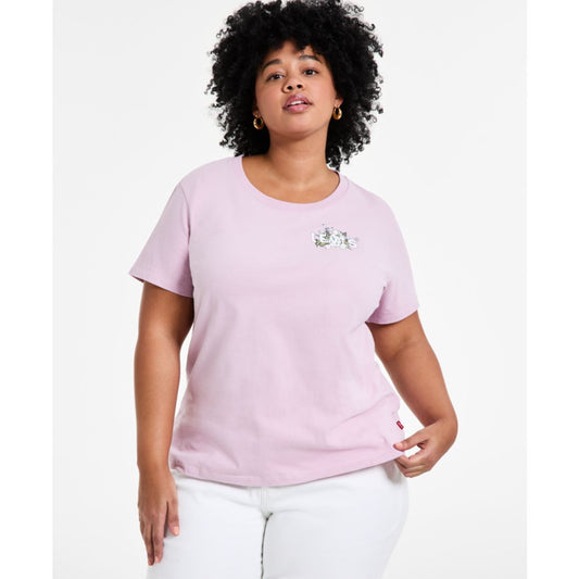 Levi's Plus Size Cotton Perfect Logo Lily T-Shirt