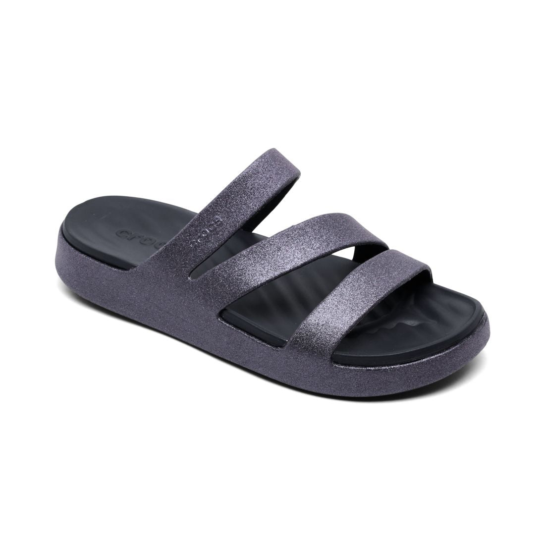 Crocs Women's Getaway Glimmer Strappy Sandals from Finish Line