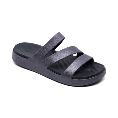 Crocs Women's Getaway Glimmer Strappy Sandals from Finish Line