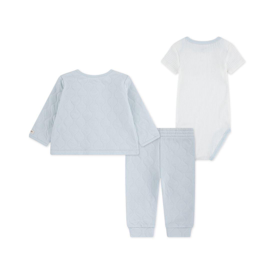 Huggies Baby Boy Short Sleeve Bodysuit, Cardigan and Pant, 3-Piece Set