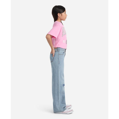 abercrombie kids Girls High-Rise Ultra Wide Leg Jeans
