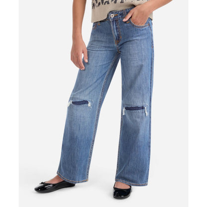 abercrombie kids Girls High-Rise Ultra Wide Leg Jeans