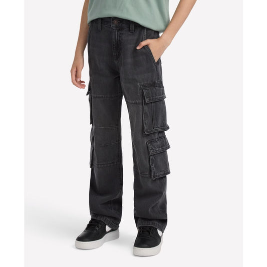 abercrombie kids Boys Baggy Denim Cargo Pants