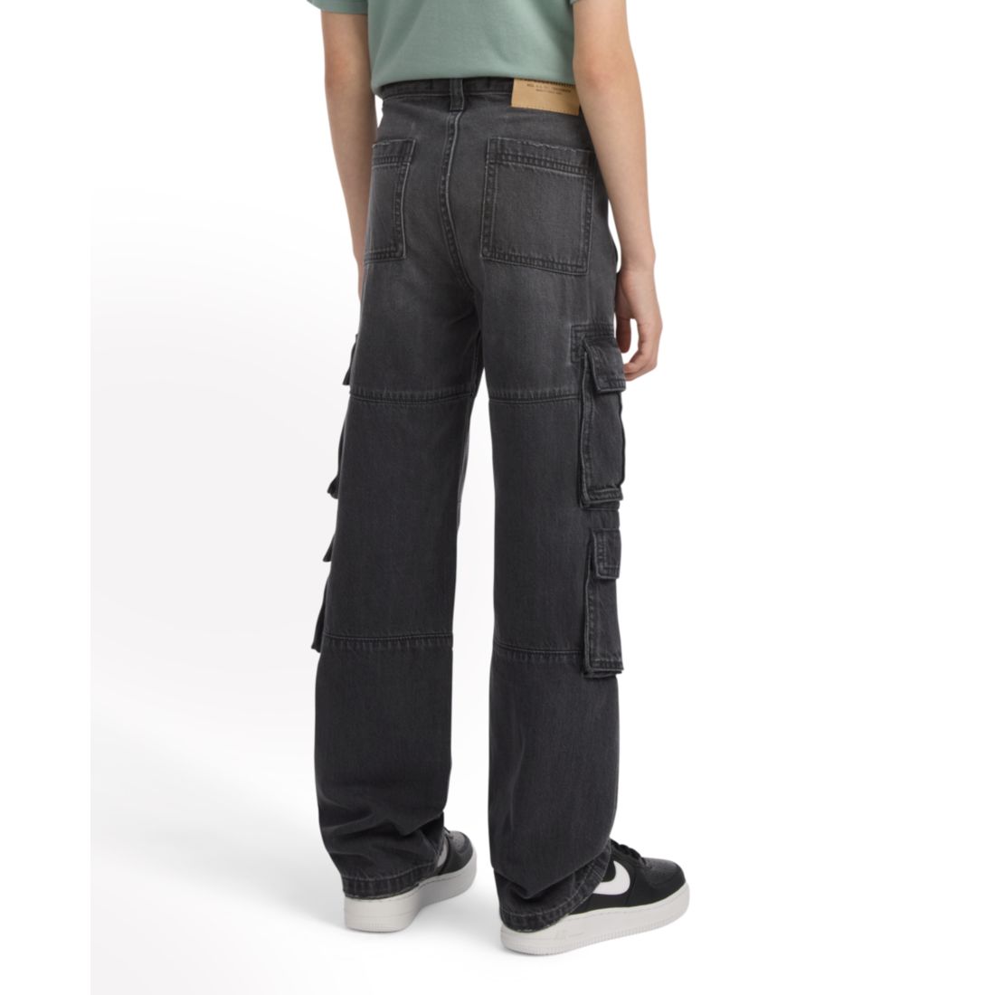 abercrombie kids Boys Baggy Denim Cargo Pants