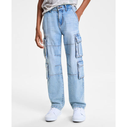 abercrombie kids Boys Baggy Denim Cargo Pants