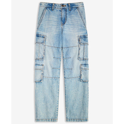 abercrombie kids Boys Baggy Denim Cargo Pants