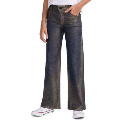 Levi's Big Girls Metallic Wide Leg Jeans