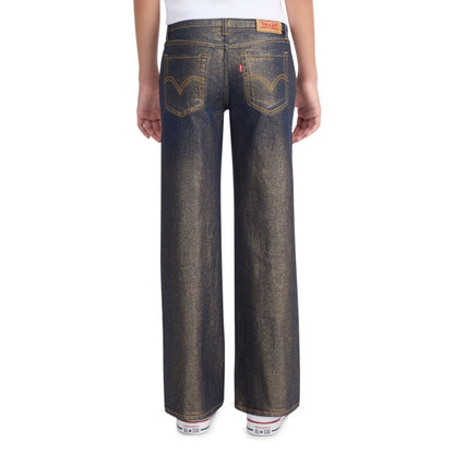 Levi's Big Girls Metallic Wide Leg Jeans