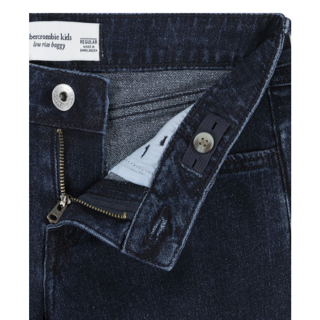 abercrombie kids Girls Sparkle Low-Rise Baggy Jeans