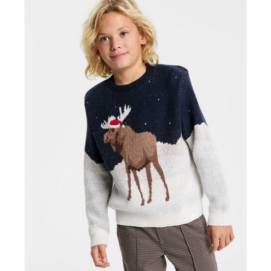 abercrombie kids Little and Big Boys Moose Crew Sweater