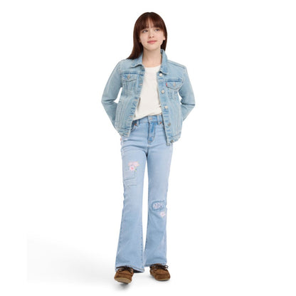 Levi's Girls' 7-16 Stitch Detail Flare Jeans