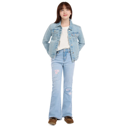 Levi's Girls' 7-16 Stitch Detail Flare Jeans
