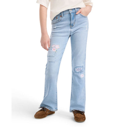 Levi's Girls' 7-16 Stitch Detail Flare Jeans