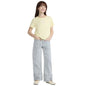 Levi's Girls' 7-16 Railroad Striped Wide Leg Jeans