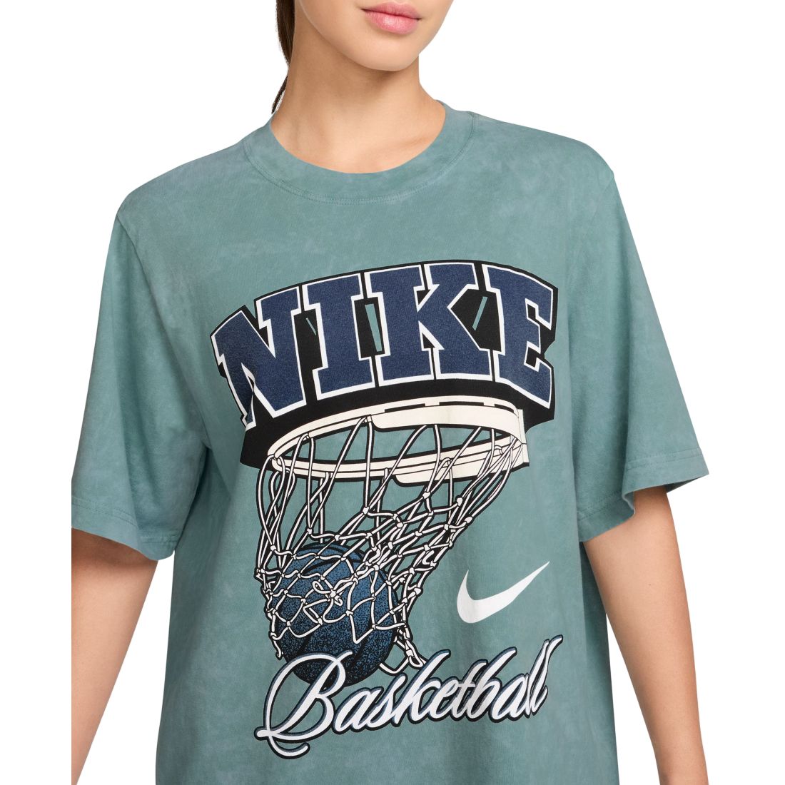 Nike Women's Cotton Basketball Graphic Short-Sleeve T-Shirt