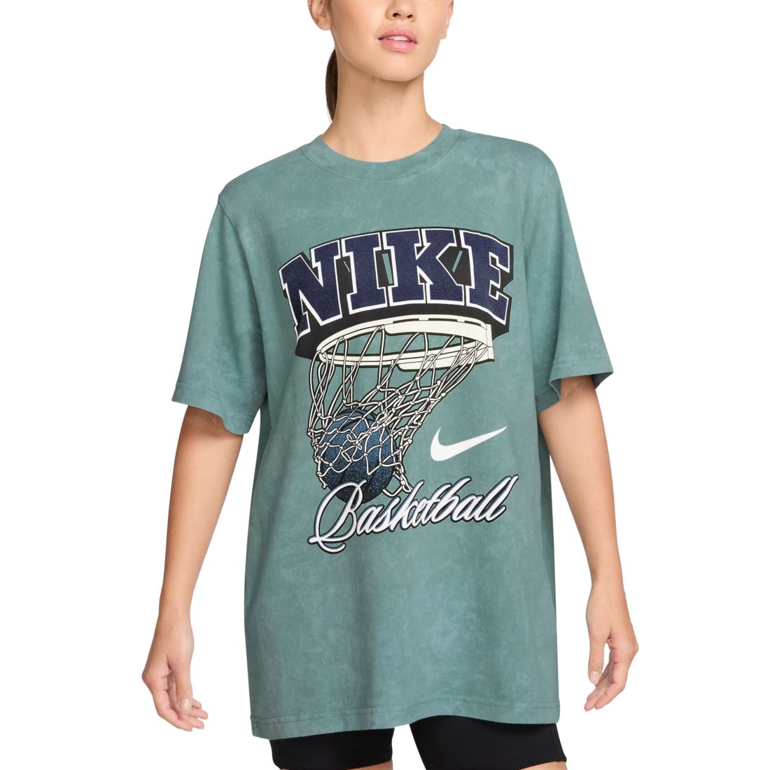 Nike Women's Cotton Basketball Graphic Short-Sleeve T-Shirt