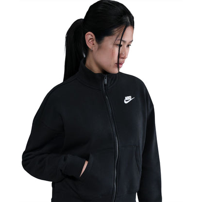 Nike Women's Sportswear Club Zipper Loose Track Jacket