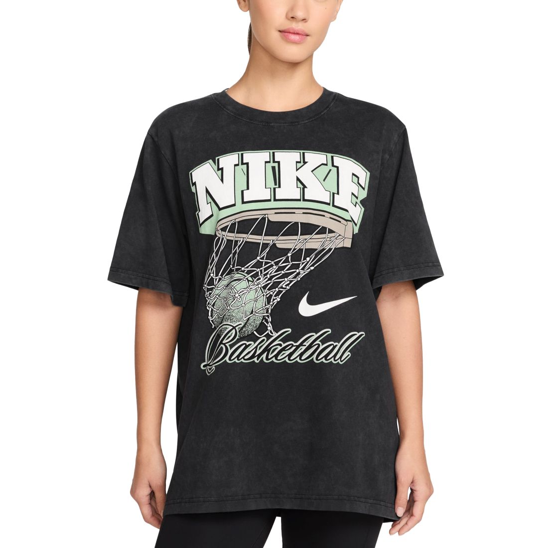 Nike Women's Cotton Basketball Graphic Short-Sleeve T-Shirt