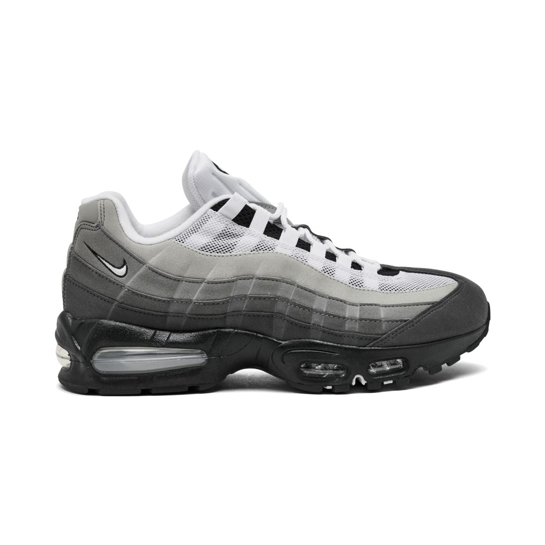 Nike Men's Air Max 95 Og Big Bubble Casual Sneakers from Finish Line - Black, White