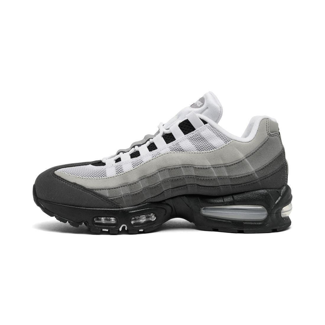 Nike Men's Air Max 95 Og Big Bubble Casual Sneakers from Finish Line - Black, White
