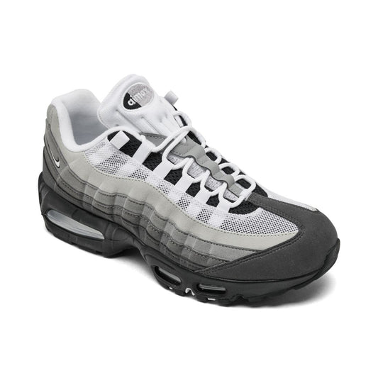 Nike Men's Air Max 95 Og Big Bubble Casual Sneakers from Finish Line - Black, White