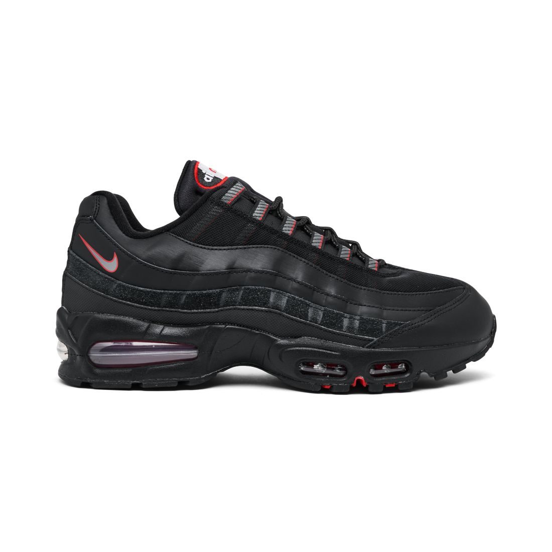 Nike Men's Air Max 95 Big Bubble Total 90 Casual Sneakers from Finish Line - Metallic Silver, Black