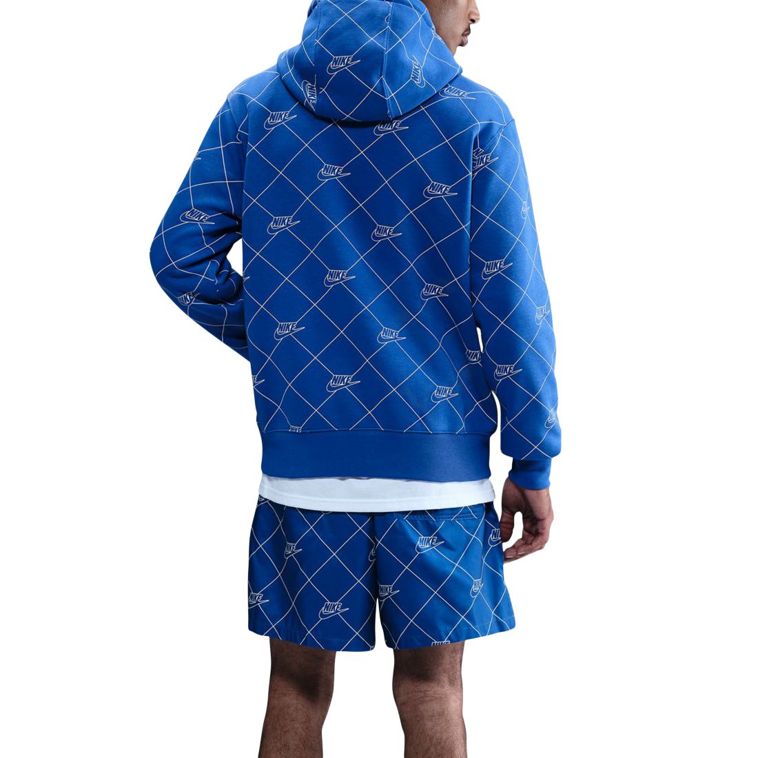 Nike Men's Sportswear Club Fleece Pullover Printed Hoodie