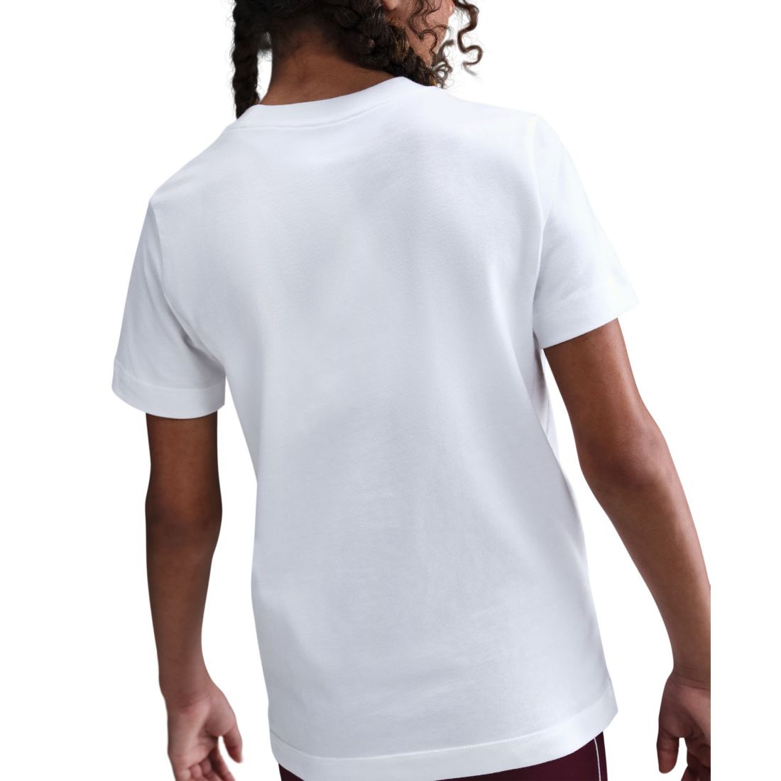 Nike Girls Sportswear Printed Short-Sleeve T-Shirt